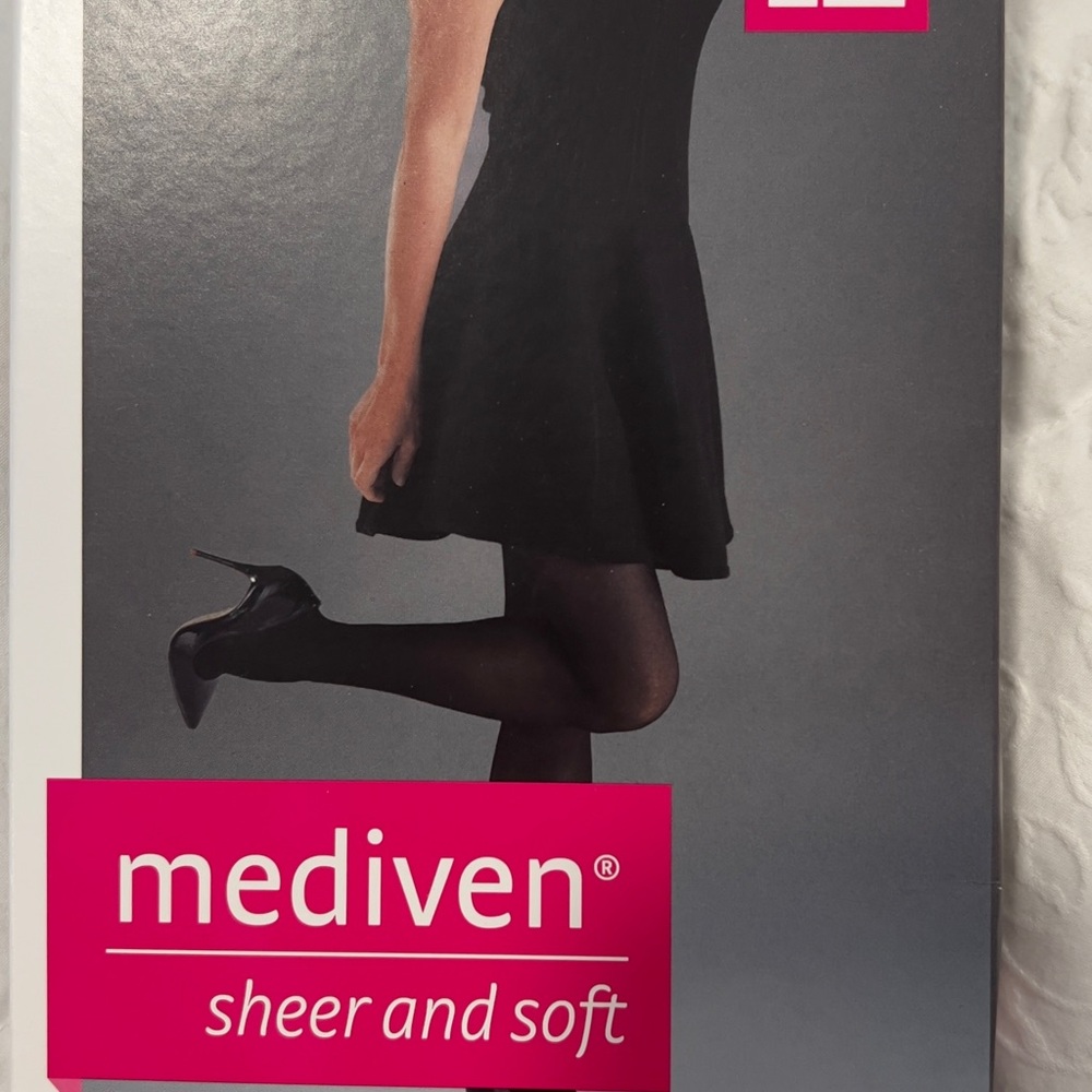 Mediven Sheer and Soft Black Tights